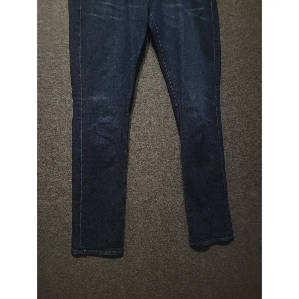 Bonobos 34/36 straight denim jeans stretch pockets zip button ribcage